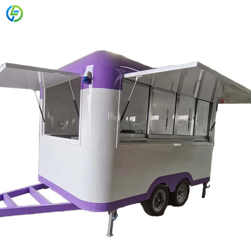 

Customized Snack Machine Food Truck Multi Functional Ice Cream Empty Car Burger With Full Kitchen Equipment Made In China