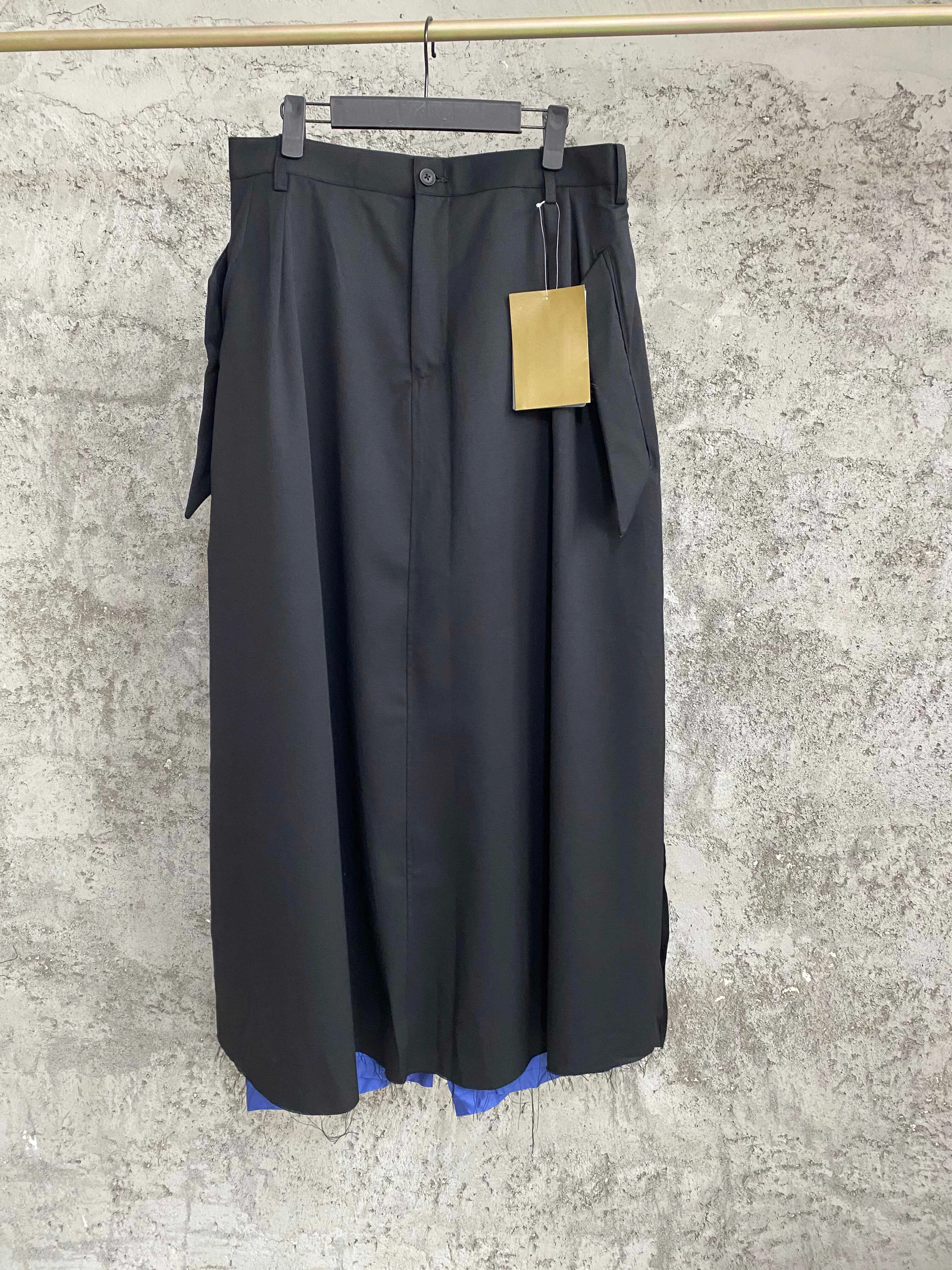 

TOP-YAMAMOTO's original Japanese design style wide-leg drawstring loose Harem pants, long pants with a tight hem, casual pants