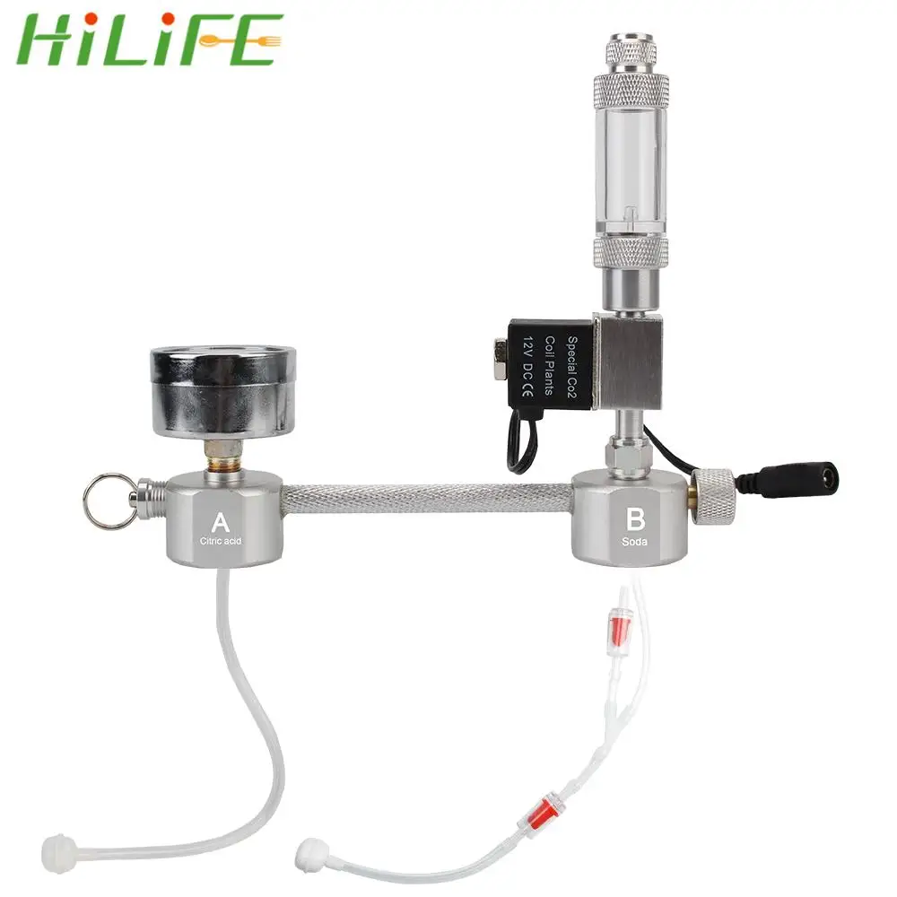 

Аквариумные аксессуары «сделай сам», счетчик пузырей, диффузор для аквариума, система генератора CO2, комплект для роста водных растений с электромагнитным клапаном