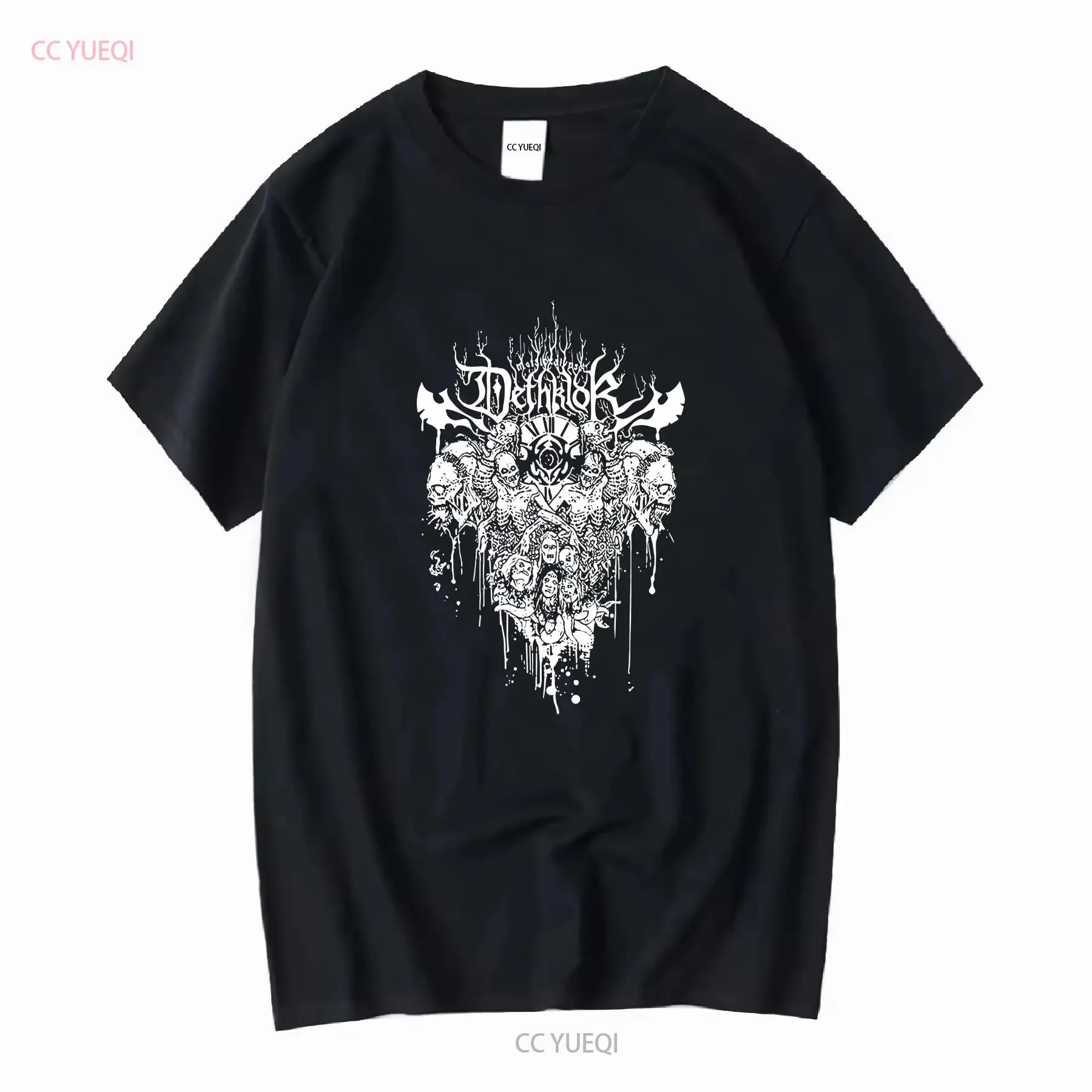 Deathklok T Shirt Adult 2XL Black Metalocalypse Metal Band Music Merchandise vintage Washed graphic Casual Comfortable