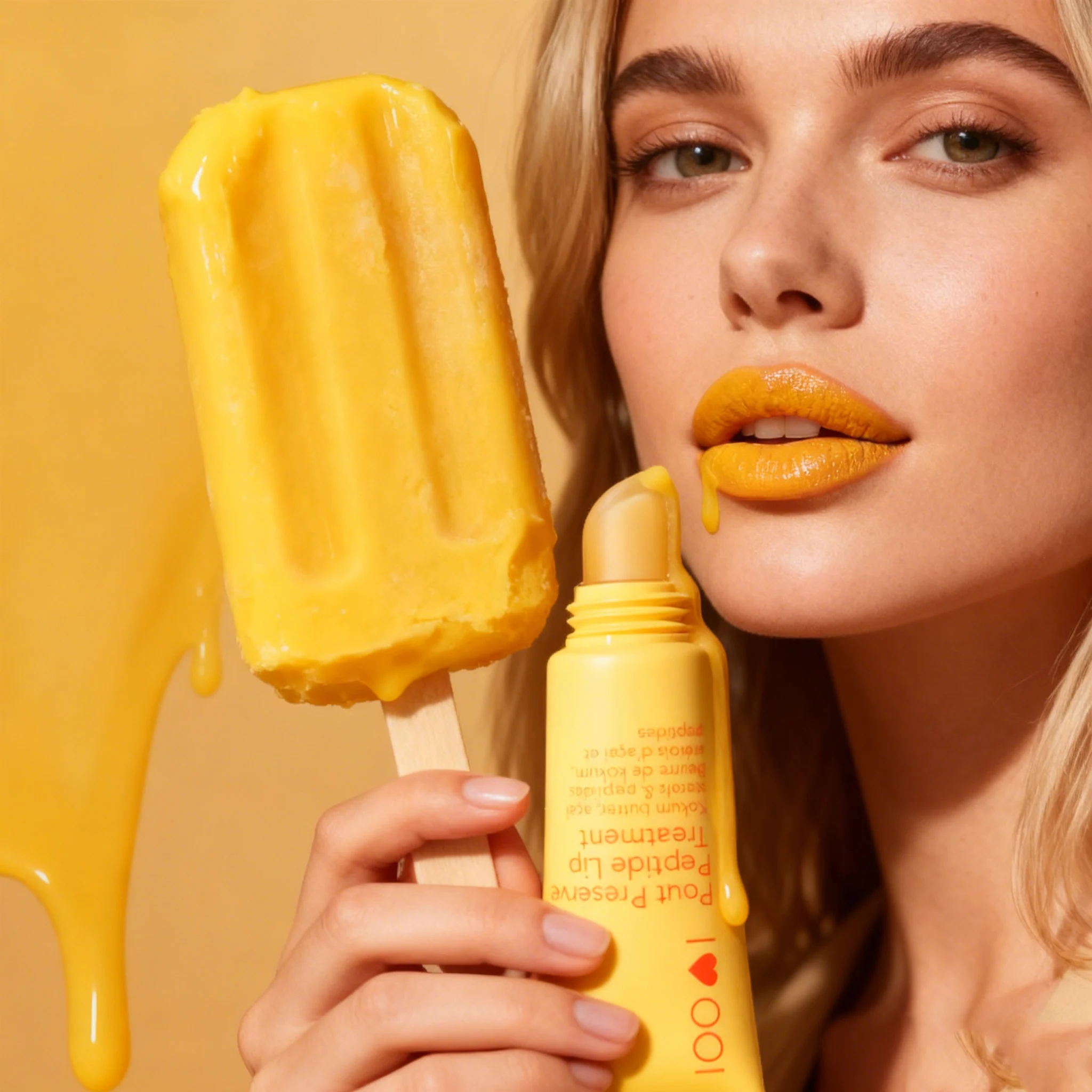 หน้า VINE Peptide Lip Gloss Butter Lip Balm Liquid Nourishing Lip Gloss Moisturizer Lip Plumping Hydrating Lip Gloss เครื่องสําอาง