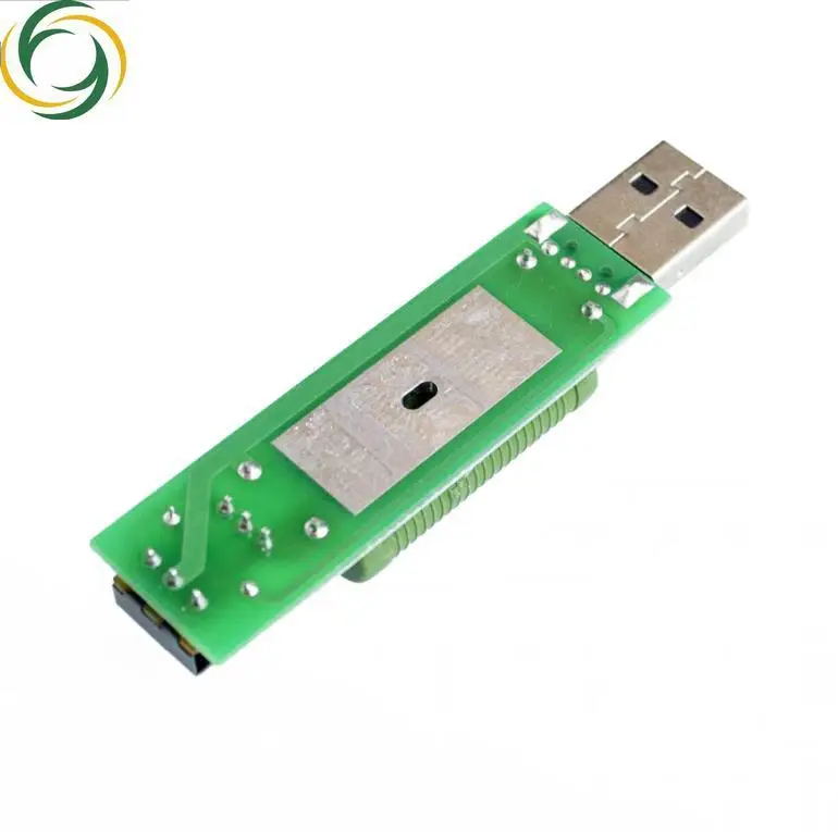 USB mini-ontladingsbelastingsweerstand 2A/1A Met schakelaar 1A Groene led, 2A Rode led