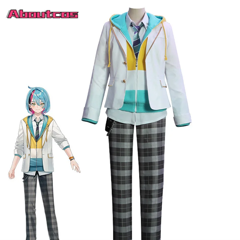 

NIJISANJI EN Kyo Kaneko Cosplay Costumes Aboutcos VTuber ILUNA Uniform Suit Halloween Carnival Youtuber Full Outfits