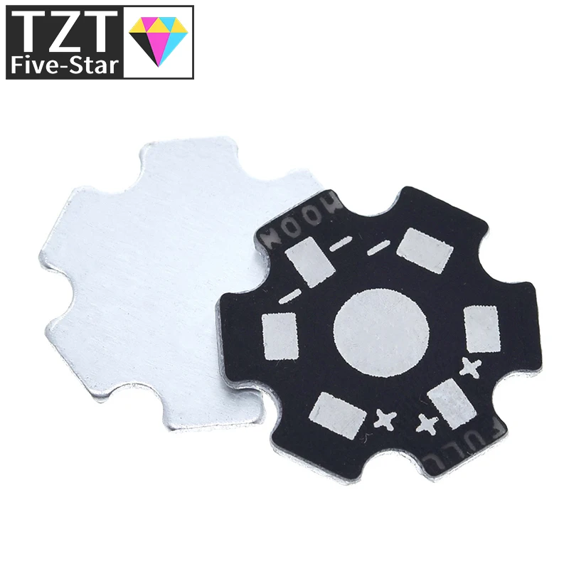 10/50pcs/lot TZT 1W 3W 5W High Power LED Heat Sink Aluminum Base Plate