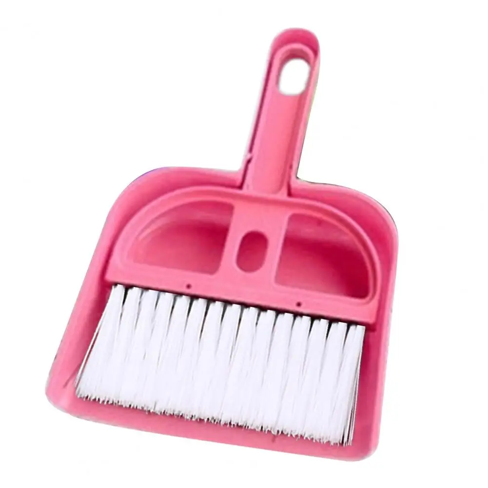 Mini Broom and Dustpan Set with Garbage Shovel for Desktop Cleaning Plastic Portable Hand Brush Sweeper Dustpan Keyboard Cleaner