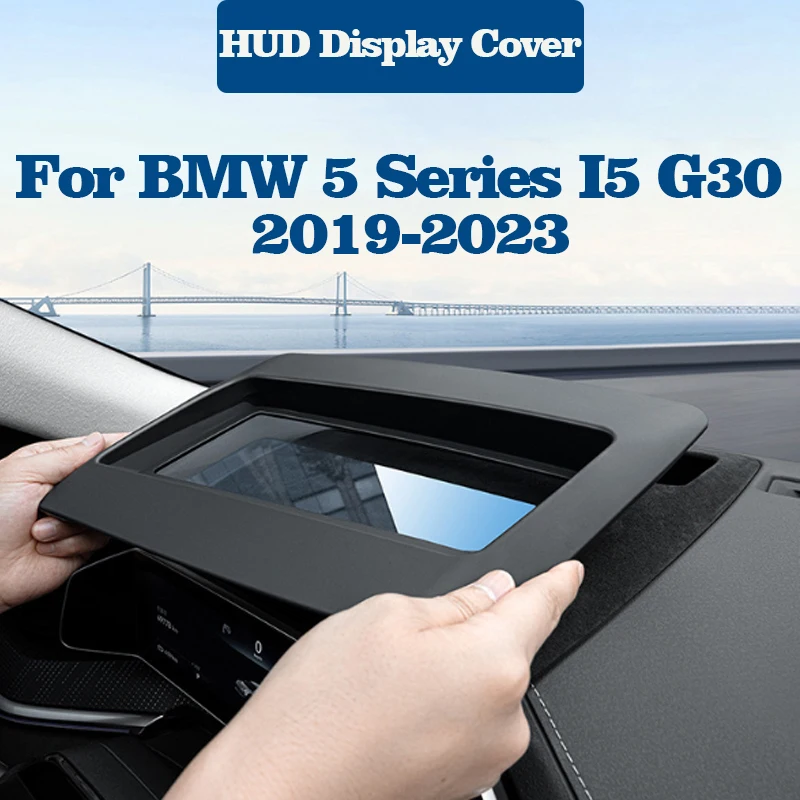 For BMW 5 Series I5 G30 2019-2023 Head Up Screen Scratch Resistant Protective Cover Interior Auto Parts Car HUD Display Cover
