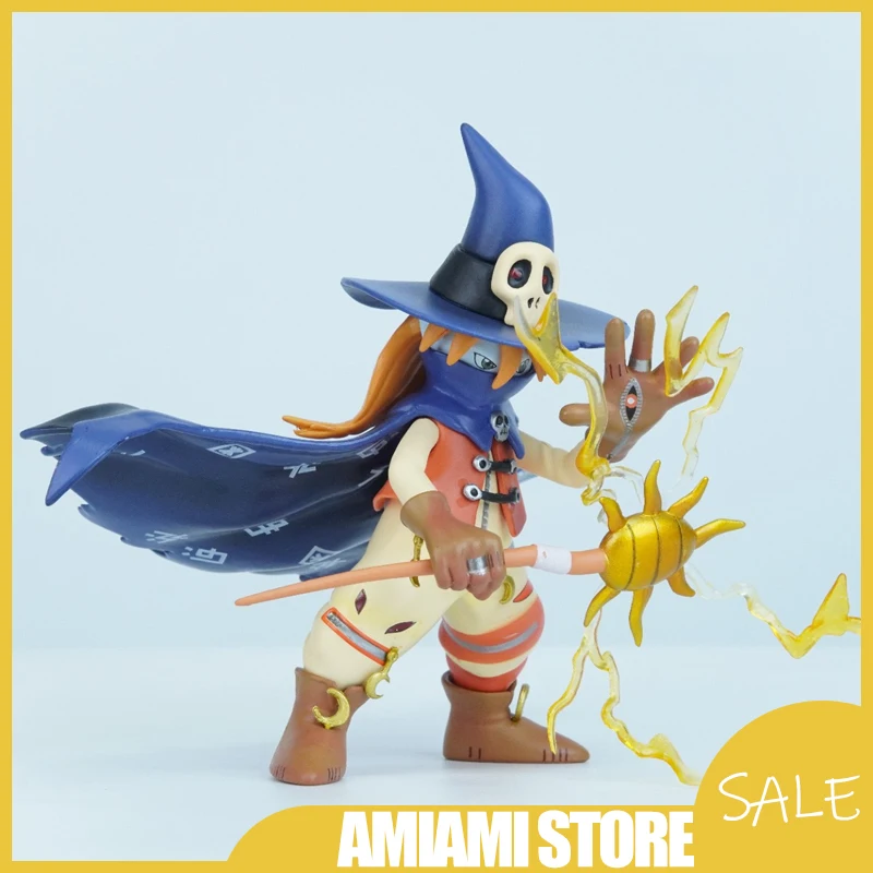 11cm digimon aventura wizardmon tailmon figura anime parceiro estátua ornamento de mesa modelo colecionável presente aniversário natal