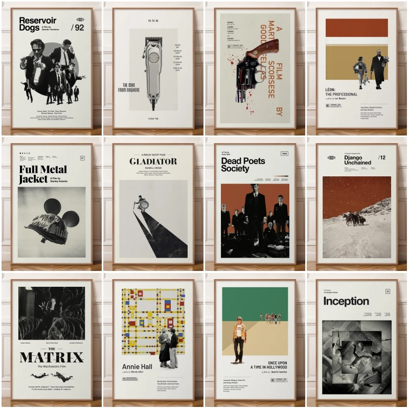 Póster Clásico de Películas y Series de TV, Inspirado en Breaking Bad, The Walking Dead, Dead Poets Society, Decoración Moderna para Pared del Hogar, Pintura en Lienzo