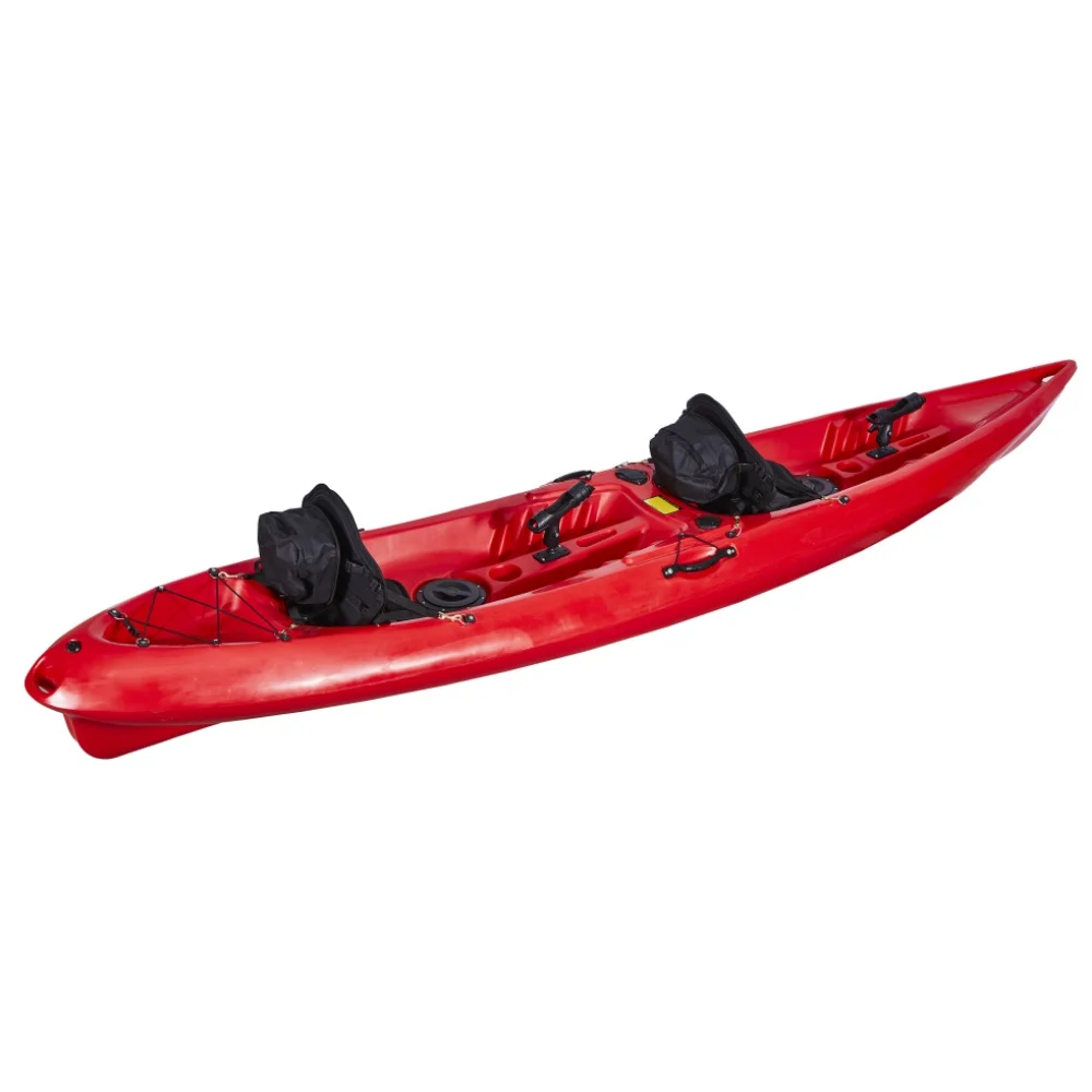 3.9m Double-Seater Rotomolded Plastic Kayak for River and Ocean Fishing for Family and Club Canoe Alternative view 3