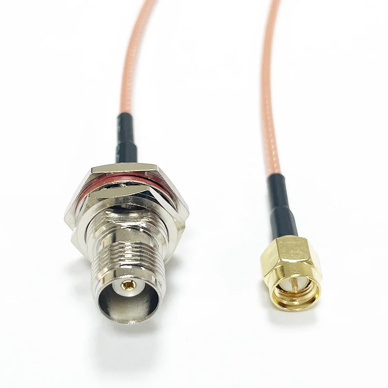 SMA Male Male Right Angle Male to TNC Female Bulkhead Pigtail Cable RG316 for Wireless Router
