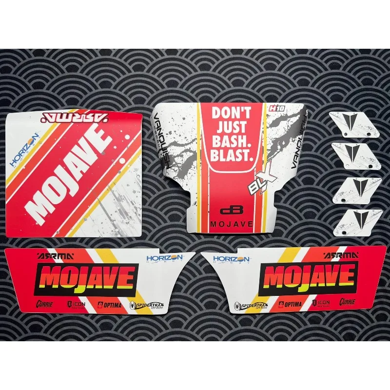 

D1RC Metal Body Shell with Sticker Painting Set for 1/10 RC Crawler Car VP H10 Titanium Alloy Pipe Rack Phoenix Upgrade Parts