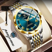 PAAZOMU, reloj de pulsera clásico de cuarzo de lujo para hombre, relojes deportivos para hombre, reloj luminoso resistente al agua con fecha semanal, reloj de acero inoxidable para hombre 2025NEW