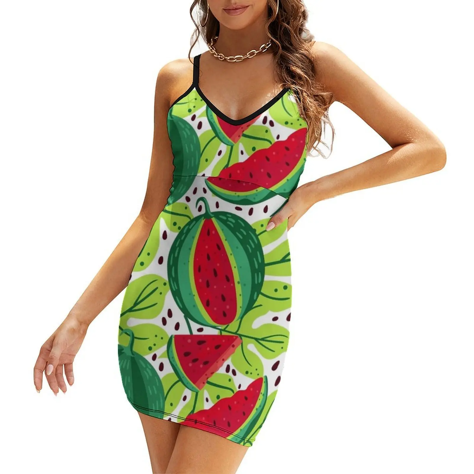 

Juicy and sweet watermelon Sling Dress Dress woman dresses for special events dress summer summer dresses for women 2025