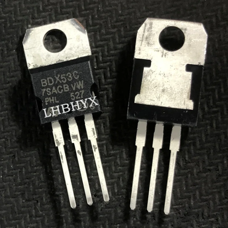 BDX53C Komplementäre Silicon Power Darlington Ttransistoren TO-220 Neue Original 5PCS