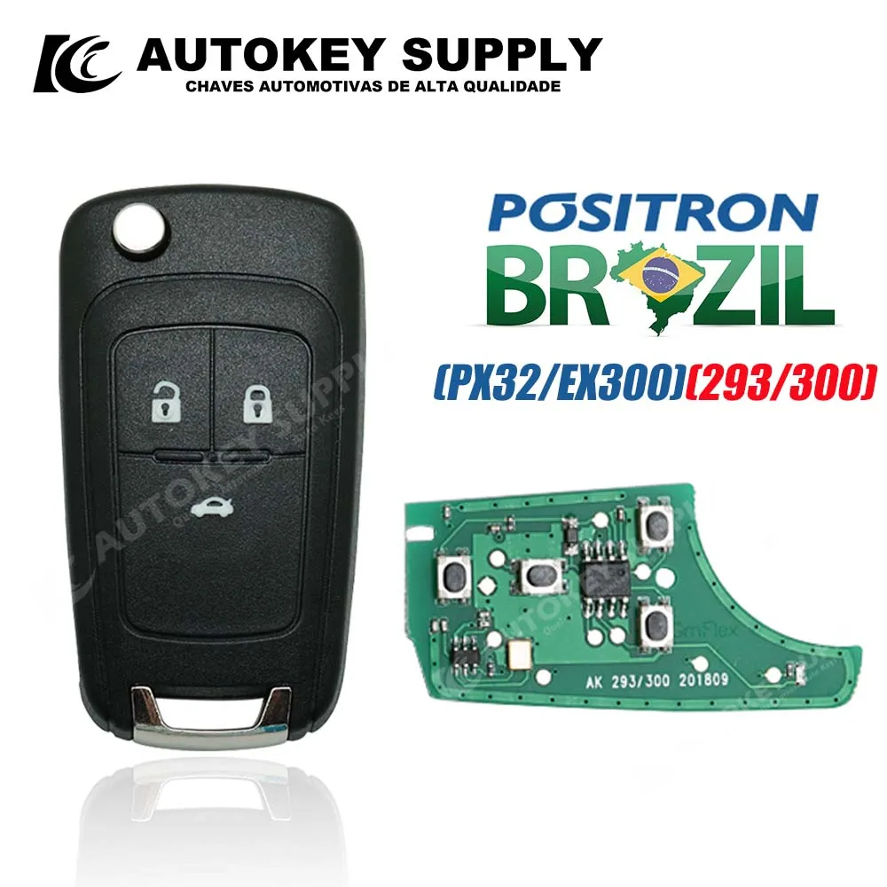 

Autokeysupply AKBPCP051 Double program (PX32/EX300) Burglar Alarm Control For Brazil Positron