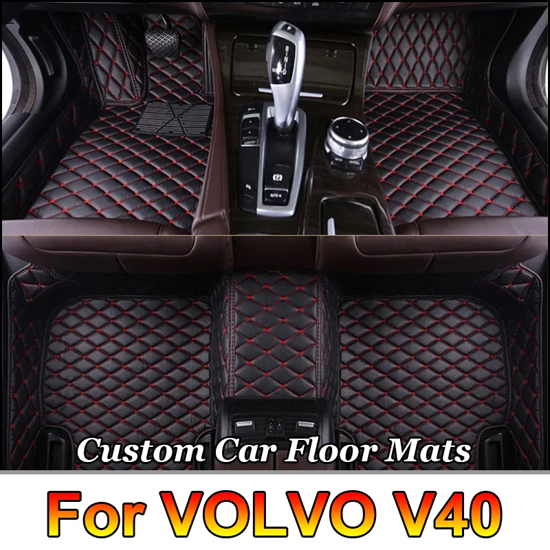 

Для VOLVO V40 2013 2014 2015 2016 2017 2018 2019 Автомобильные коврики Коврик в багажник Пользовательские автомобильные подушечки для ног Автомобильный салонный ковер