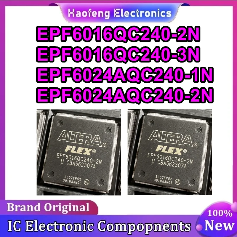 

EPF6016QC240-2N EPF6016QC240-3N EPF6024AQC240-1N EPF6024AQC240-2N QFP240 IC Chip 100% New Original in stock