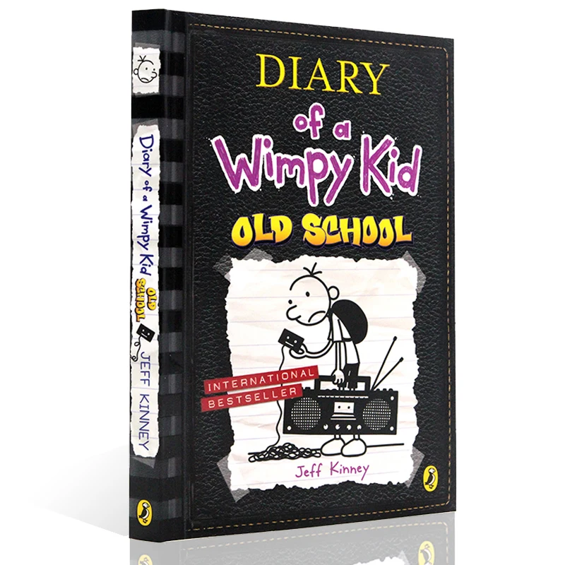 diary of a wimpy kid 10 old school jeff kinney livros infantis com idade entre 10 11 12 livros em ingles humor banda desenhada 9780141377094 01