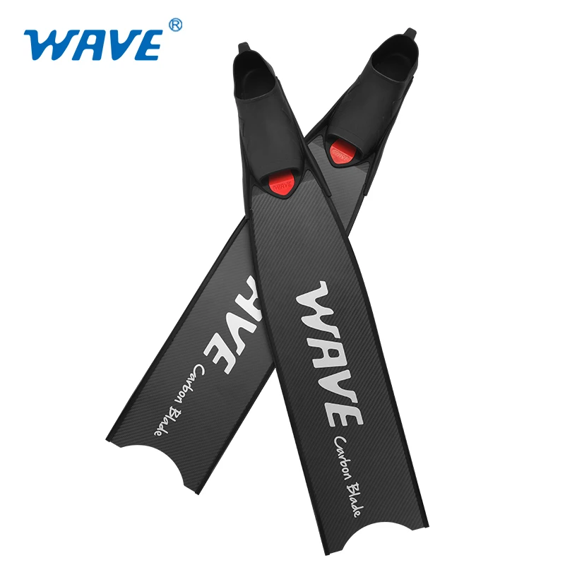 Wave carbon fiber fins material spearfishing carbon blade for swimming fins diving scuba long fins