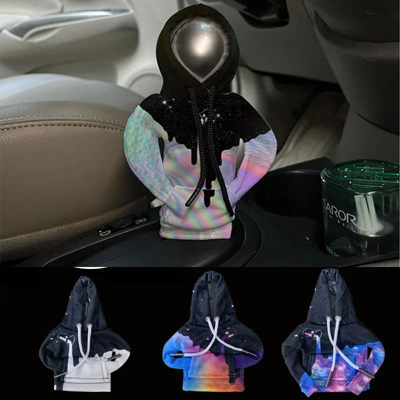 Car Gear Shift Cover Hoodie  Fashion Gearshift Hoodie Car Gear Shift Knob Cover Manual Handle Gear Sweatshirt Change Lever Cover