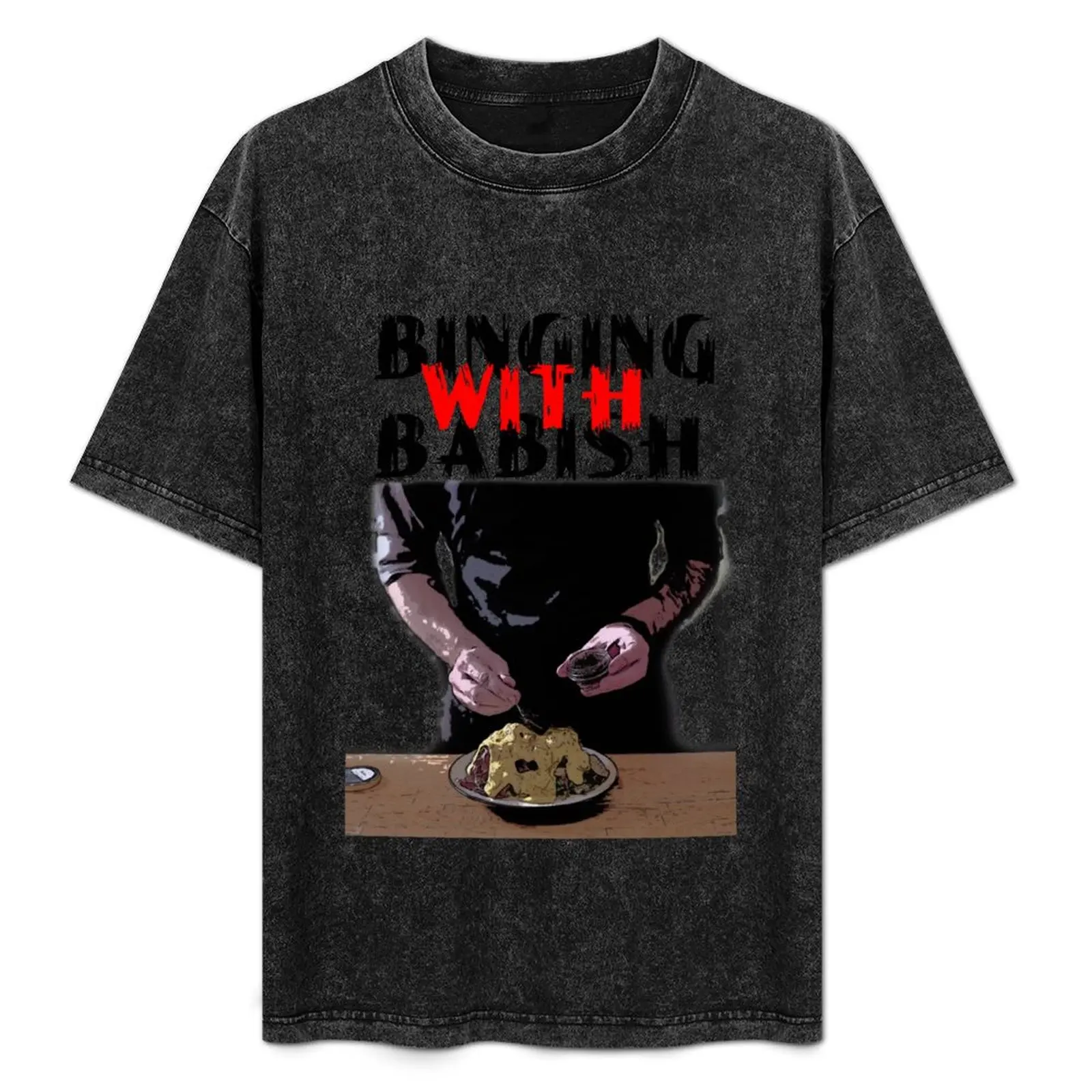 Binging With Babish T-Shirt Vintage Print Crew Neck Tee