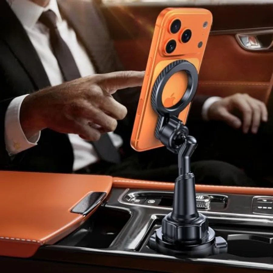 

for MagSafe Car Mount, [Strong ] 2026 Hands Free Phone Holders for Your Car, Universal Cup Holder Phone Holder for iPhone 17 16