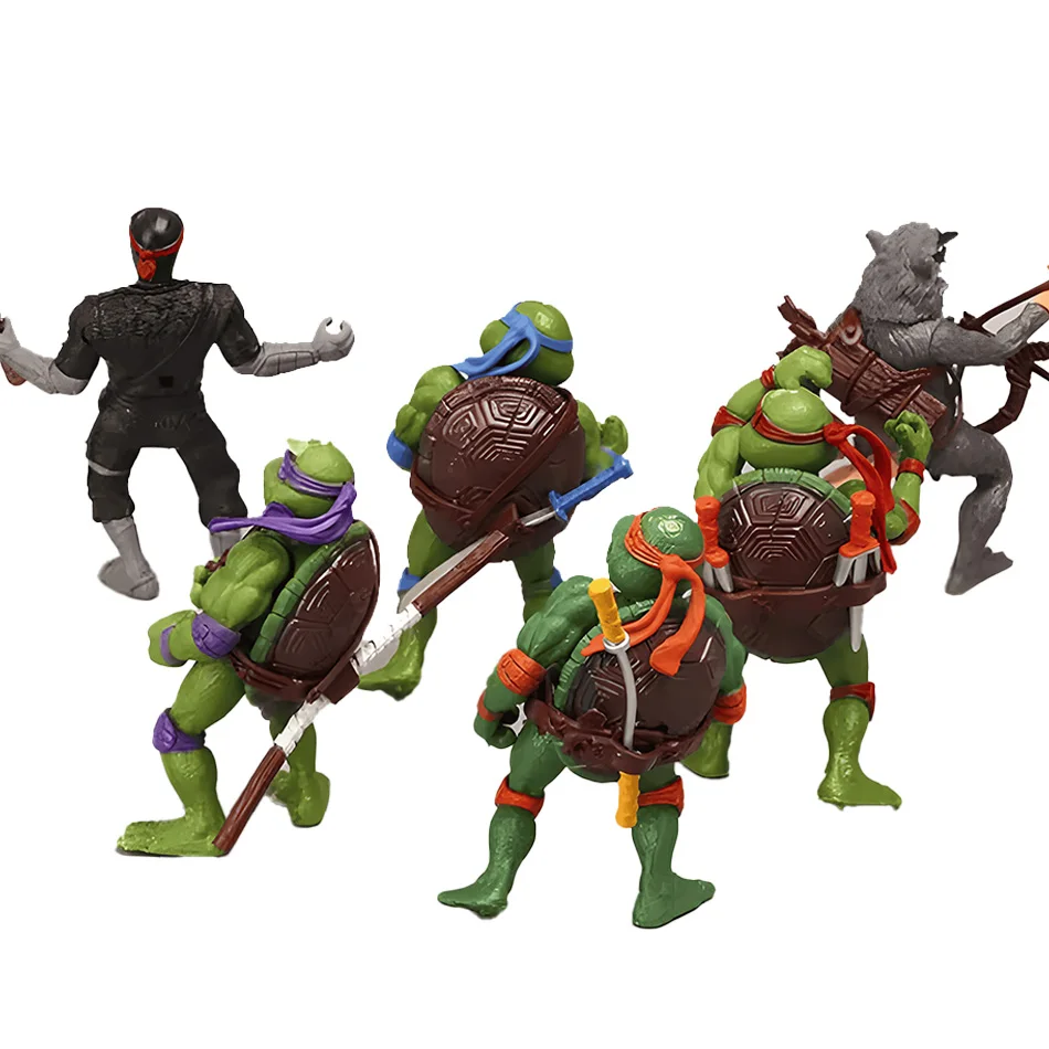 مجموعة شخصيات الرسوم المتحركة ميكي 2014 ليوناردو دافنشي ألعاب نموذج TMNT المنقولة