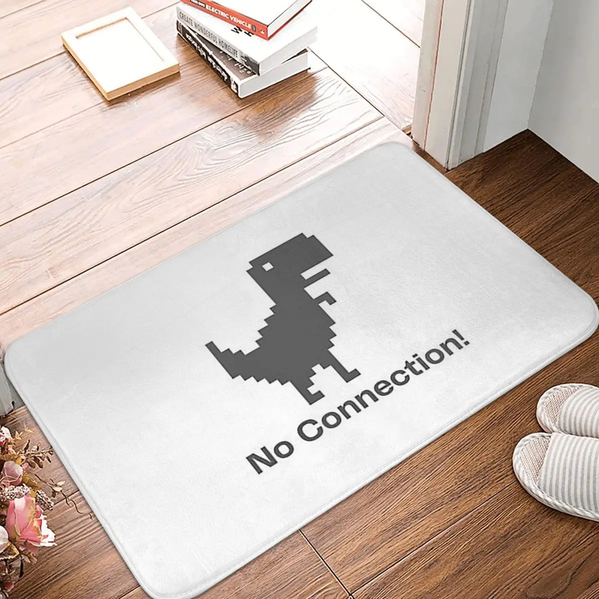 Offline T-Rex Dino No Connection Non-slip Doormat Floor Mat Water oil proof Carpet Rug for Kitchen Entrance Balcony Footpad Mats