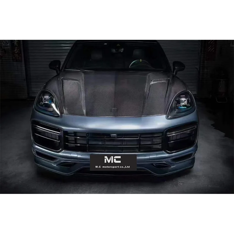 

Fengxuan For Porsche Cayenne 2018-2023 Wet & Dry Carbon Fiber Hood Engine Cover