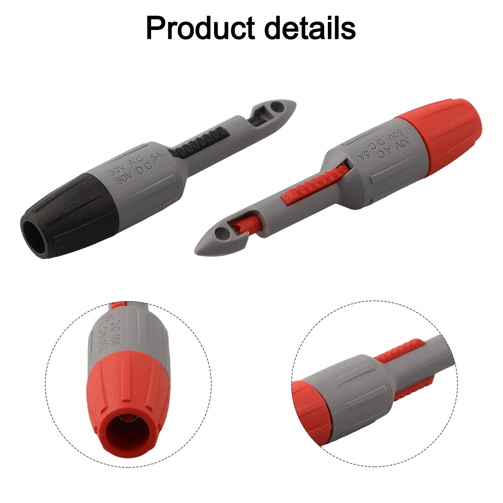 ثقب التحقيق كليب مجموعة مسبار الأسلاك الثقيلة 5A تصنيف الحالي دقيق اختبار ثقب التحقيق للإعدادات التجارية