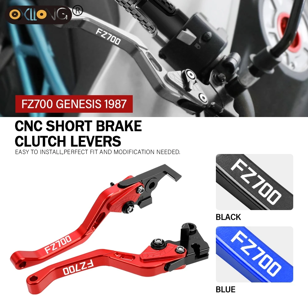 

CNC Aluminum Motorcycle Short Brake Clutch Levers Accessories Parts For YAMAHA FZ700 GENESIS 1987 FZ 700