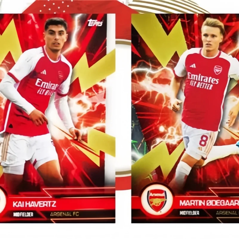 topps-23-24-football-trading-cards-arsenal-fan-set-club-team-soccer-collectible-merchandise-for-football-collectors-enthusiast