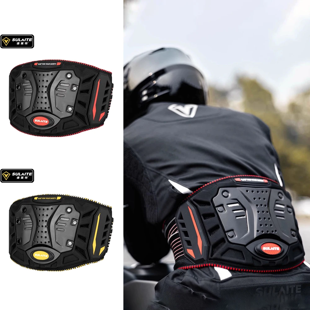 

Sulaite Lightweight Breathable Motocross Belt for Men Summer Touring Protection Perforated Racing Sport Belt Riding Protective