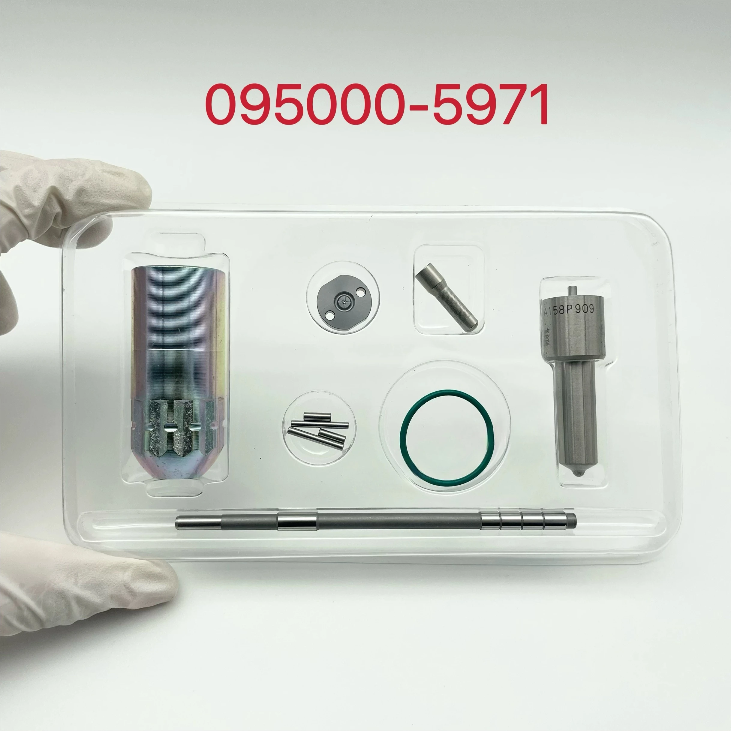 Fuel Injector Repair Overhaul Kit 095000-5971 095000-5972, Nozzle DLLA158P909, Customizable Diesel Injector Repair Parts
