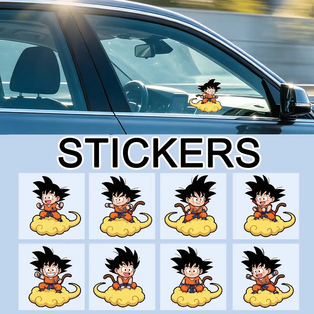

Универсальные светоотражающие водонепроницаемые наклейки DRAGON BALL GOKU CLOUD, устойчивые к царапинам, для авто, мотоциклетных шлемов, кружек, холодильников