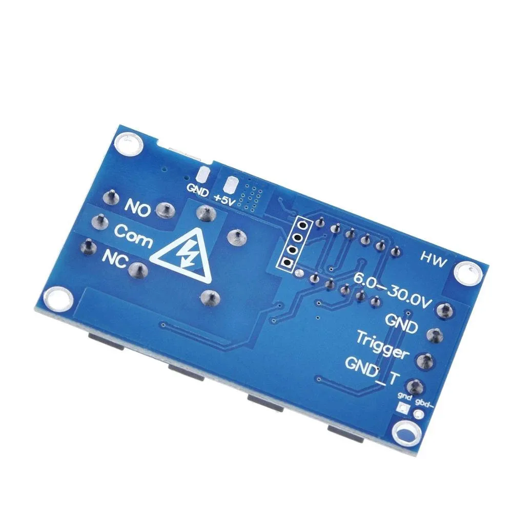 4 Piece DC 6V-30V Timer Relay Module with Cycle Delay Timer Switch Function and Automatic Parameter Save on Power Down