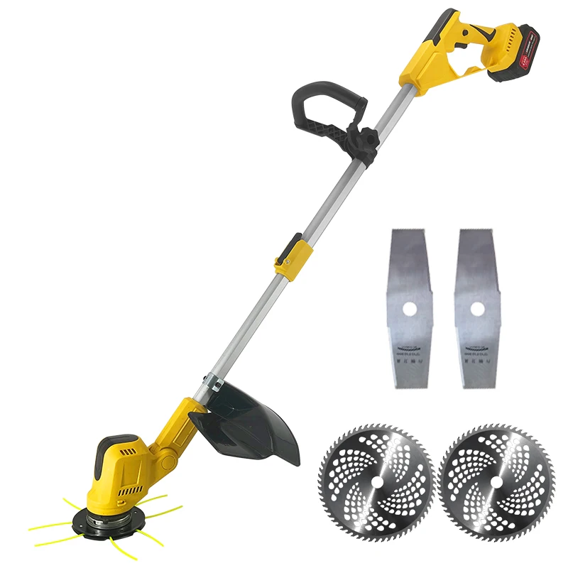 

2025Cordless String Trimmer Brushless Motor Battery Powered Grass Trimmer Brush Cutter for Lawn Trimming