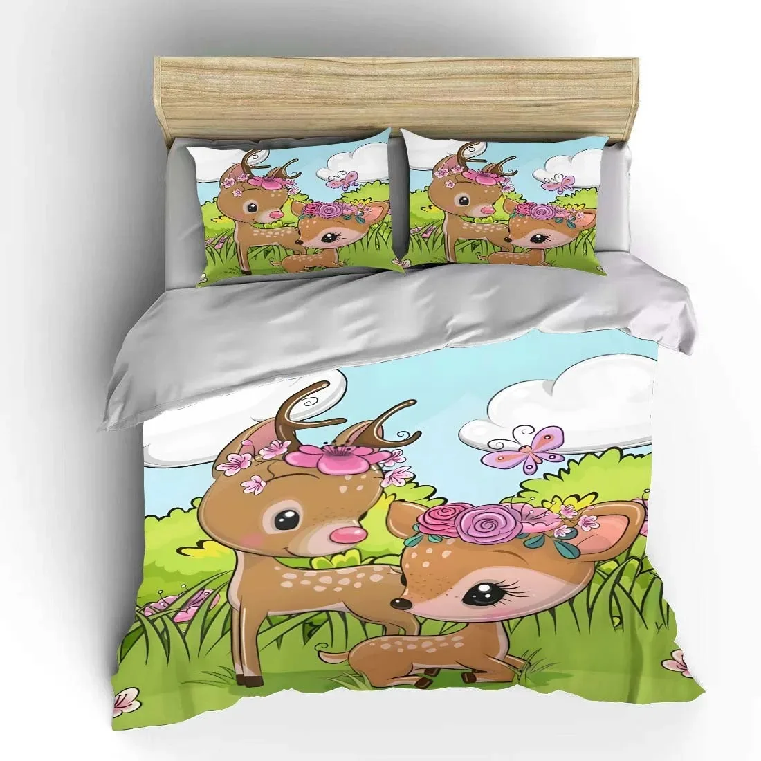 Disney Bambi Bed Set,3D Printing Bedding Set,For Kids Adult Girls Boys