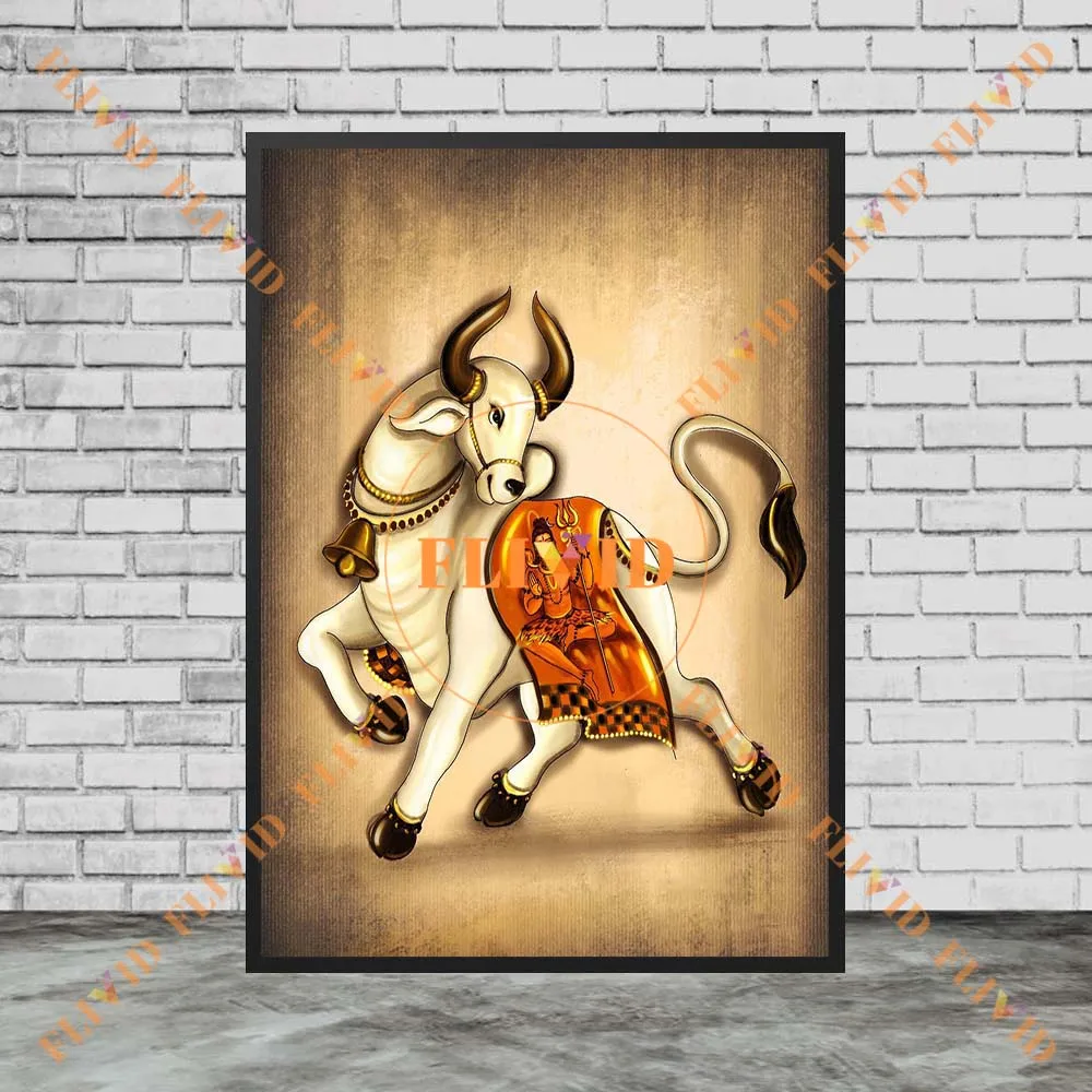 Hinduism Lord Shiva Religion Parvati Prints Wall Pictures For Living Room Home Decor Poster Wall Art Canvas Painting Unframed