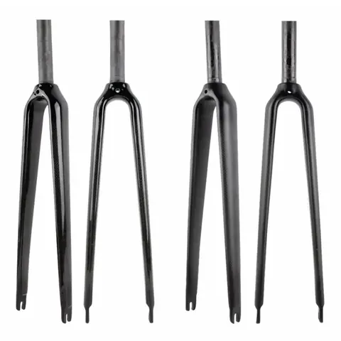 탄소 섬유 자전거 로드 바이크 프론트 포크, 사이클링 부품, QR 9x100mm 스티어 튜브, 25.4mm 및 28.6mm, 700C