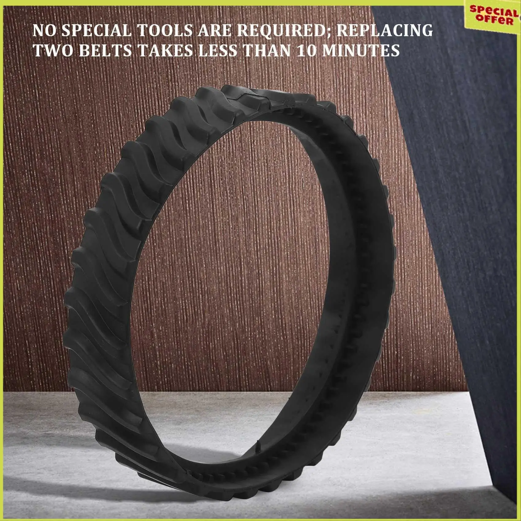 

A34R 4Pcs Exact Track Replacement In-Ground Pool Cleaner Heavy Duty Rubber Track For Zodiac MX8 Elite MX6 Elite MX8 Mx6