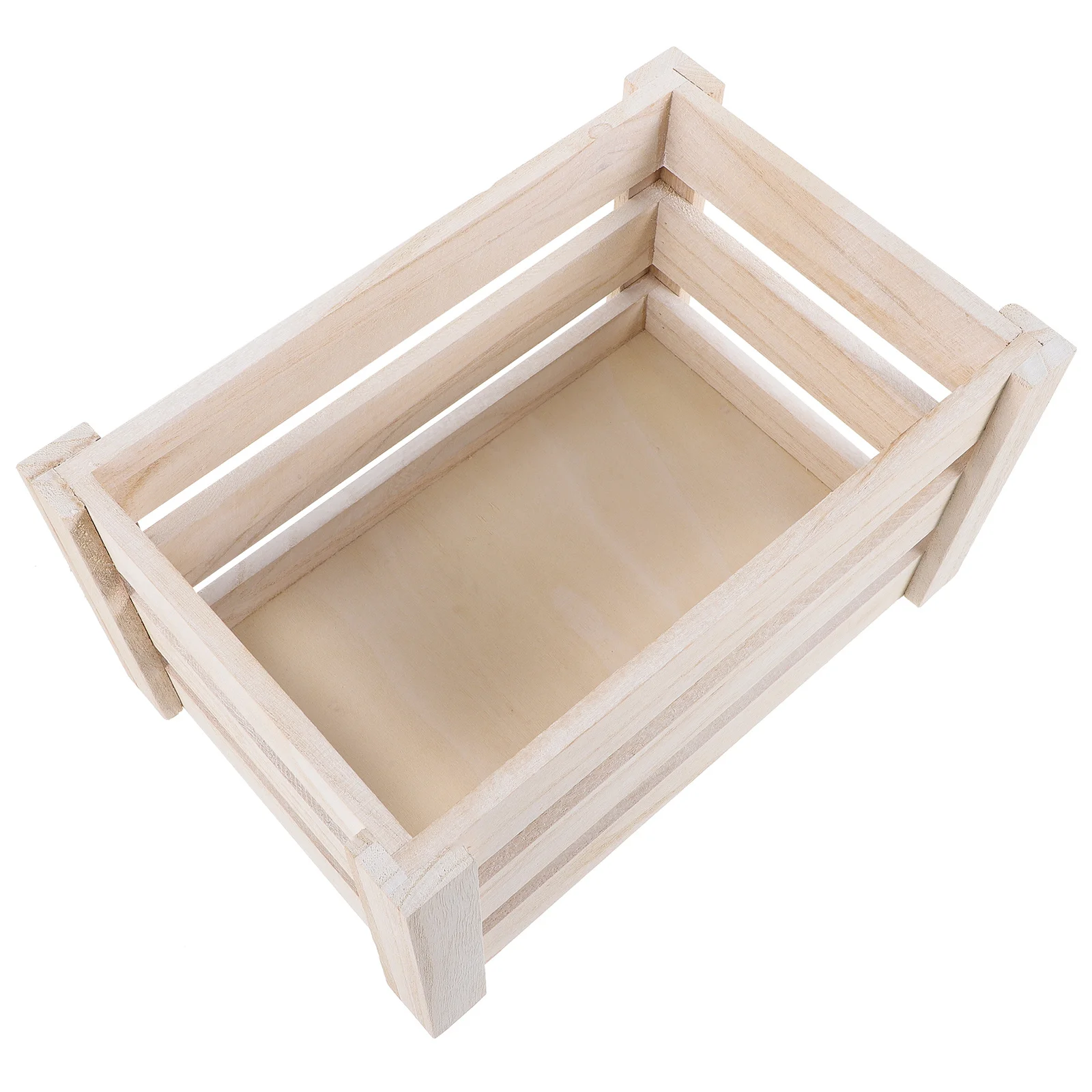 

Wooden Laundry Basket Large Capacity Hollow Design Storage Basket Bedroom Bathroom Organizer Clothes Hamper