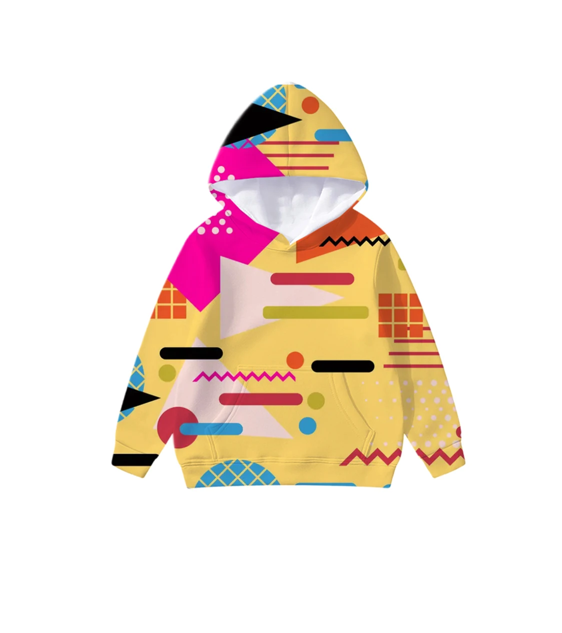 

2025 Autumn and Spring New Children's Sweatshirt Graffiti Print Fashion Pocket Sweatshirt