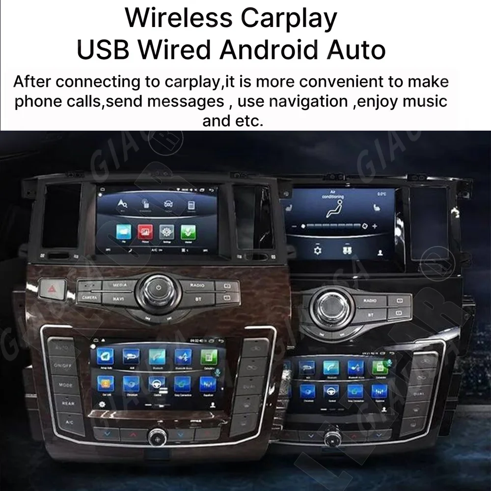 

12.3 inch Android 13 For Nissan Patrol Y61 Y62 2010-2022 Car Radio GPS Video Player Carplay Touch Screen Carplay Auto Multimedia