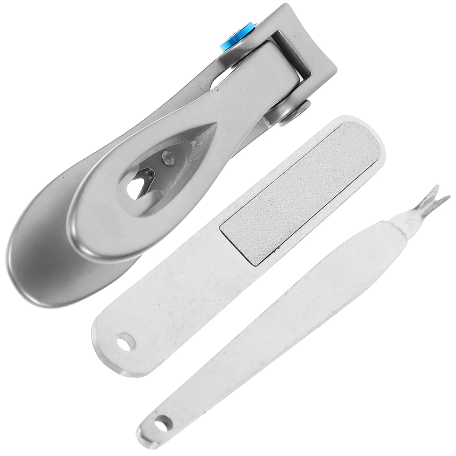 3pcs Stainless Steel Clippers Set For Fingernail Toenail Manicure Tool Durable Trimmer Metal Nail Cutter Professional Nail