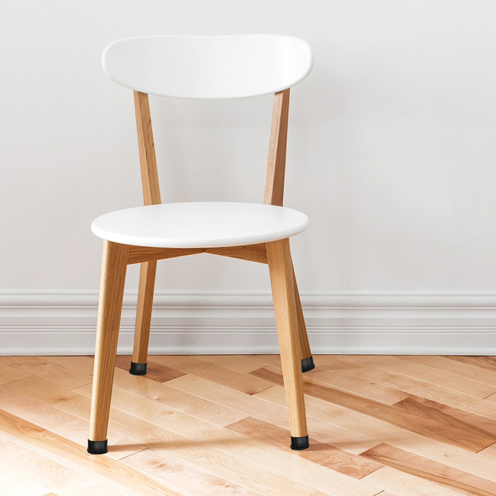 

4Pcs Rubber Furniture Caster Cups Antislip Bed Wheel Stoppers Noisereduction Pads for Sofa Chair Hardwood Floor