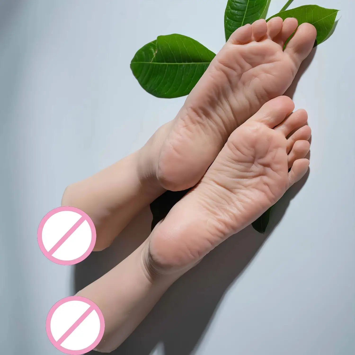 1 Nail Practice Foot Realistic Female Silicone Feet Model Mannequin Foot Fetish For Shoes Socks Jewelry Display Massage TGM2