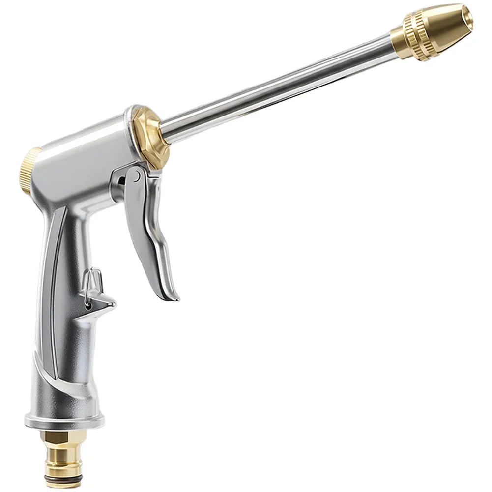 Garden Water Sprayer with 360 Degree Adjustable Nozzle High Pressure Flow and Alloy Housing for Long Term Outdoor Use