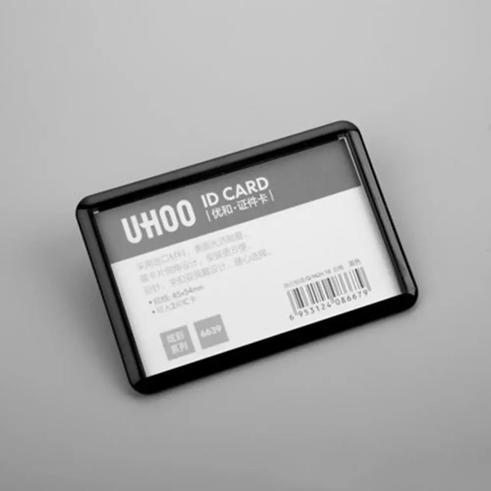 Anti-slip Pin Work Card Lightweight Name Badge Protection Good Different Style Waterproof Name Badge Cover