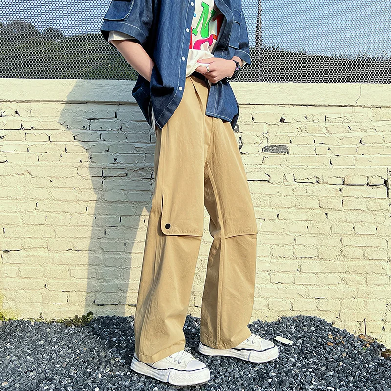 

Мужские летние брюки American Vibe: прямые, широкие, повседневные, тонкие, легкие, струящиеся, модные, для работы и отдыха